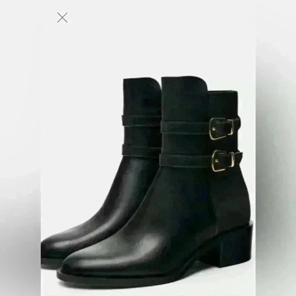 Zara Shoes - - Zara STRAPPY ANKLE BOOTS WITH BUCKLE🔥🔥🔥🔥🔥
